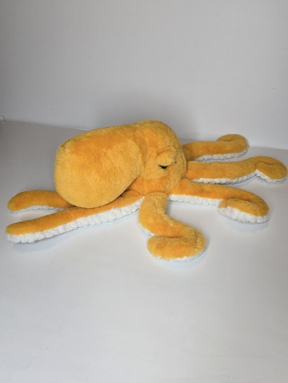 FAO Schwarz Octopus Plush Golden Yellow Orange Stuffed Animal Sea Life